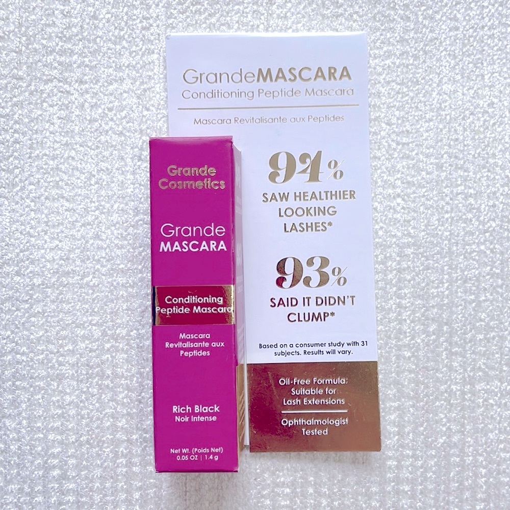 Grande mascara  conditioning peptide mascara sample - rich black